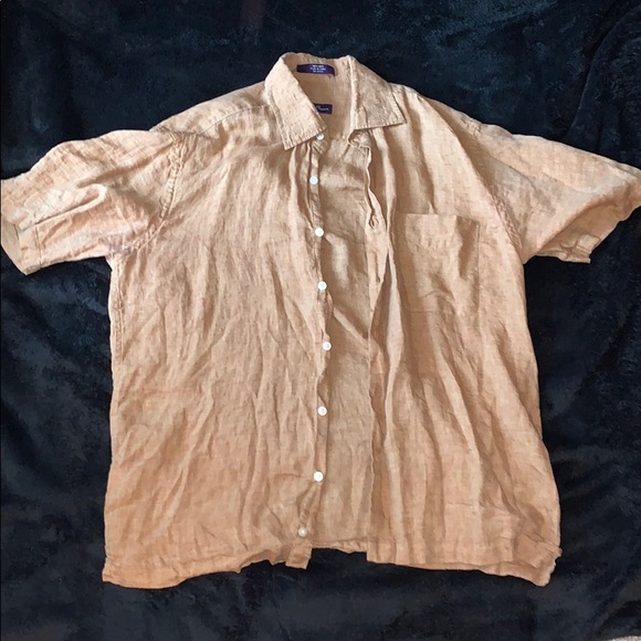 Golden Tan Button Down - Picture 1 of 3
